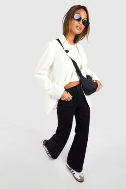 Weite Jeans Mit Hohem Bund 8 Weite Jeans Mit Hohem Bund -Mode für Sie Geschäft gzz54994 black xl 2