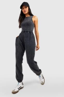 Jogginghose Mit Hohem Bund -Mode für Sie Geschäft gzz55107 charcoal xl 2