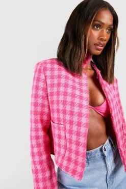 Bouclee Jacke 9 Bouclee Jacke -Mode für Sie Geschäft gzz56276 pink xl 3