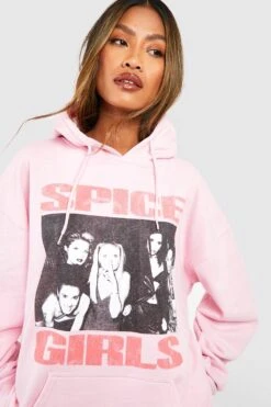 Hoodie Mit Lizenziertem Spice Girls Band Print -Mode für Sie Geschäft gzz57146 light20pink xl 3